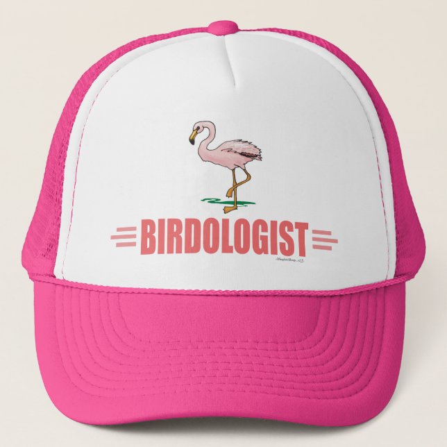 Rolig Flamingofågelskådning Truckerkeps (Framsida)