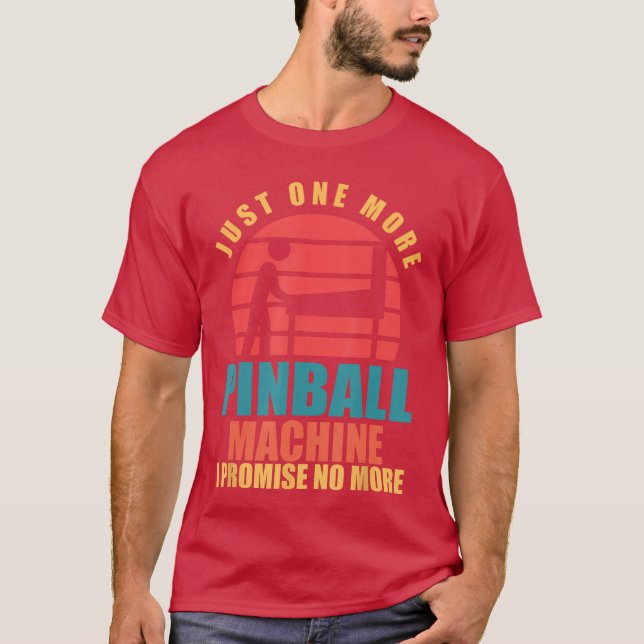 Rolig Flippespelare för Flipper Pinball Flipping C T Shirt (Framsida)