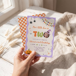 Rolig födelsedags Halloween-inbjudan Inbjudningar