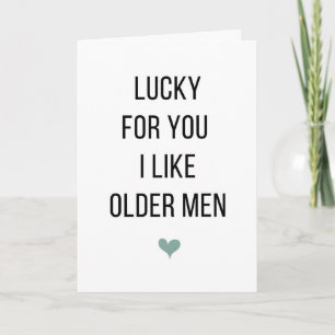 Rolig födelsedagspresent för make årsdag kort