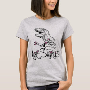 Rolig för DinosaurT-tröja för moster Saurus Aun T Shirt