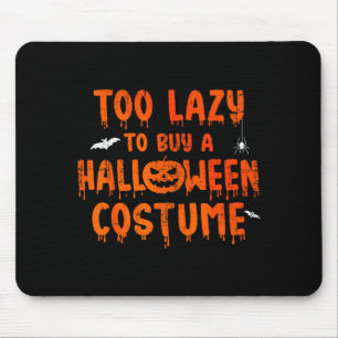 Rolig För Lat För Att Köpa En Halloweenfest Kostym Musmatta