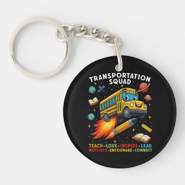 Rolig Förare för Skolbuss Transport Squad (Framsidan)