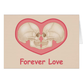 Rolig forever love - och klyftigt kort som är tomt