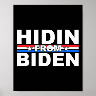 Rolig Förklädnad Från Biden - Anti Joe - Trump Poster
