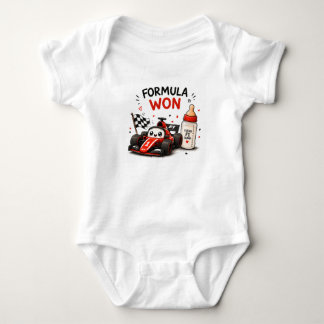 Rolig Formel 1 Baby- och småbarnsbody T Shirt