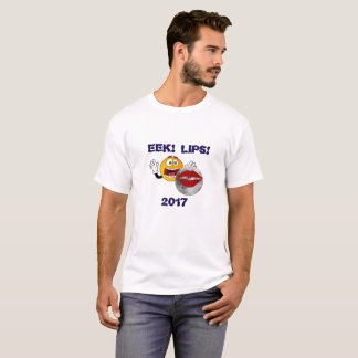 Rolig förmörkelseskjorta 2017: "Eek! Läppar! 2017 T-shirt