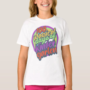 Rolig förskola 100:e dagen glans lärare klass t shirt