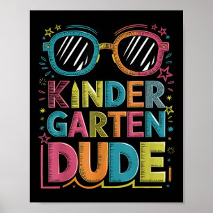Rolig förskoletyp Första dagen tillbaka till skola Poster