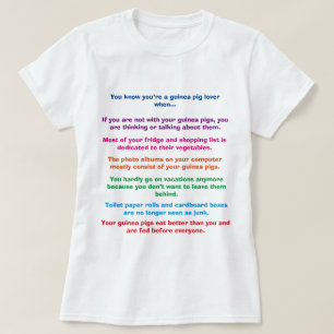 Rolig försökskaninskjorta t-shirt