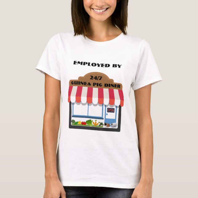 Rolig försökskaninskjorta t-shirt (Framsida)