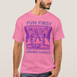 Rolig Först Lärande Alltid Lärare T Shirt