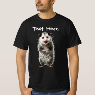 Rolig Förvånad Chockad Pungråtta T Shirt