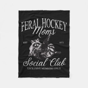 Rolig förvildad hockey mammor social klubb tvättbj fleecefilt