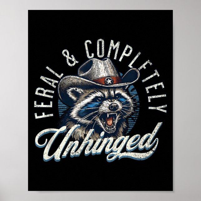 Rolig Förvildad Och Helt Urskruvad Cowboy Råtta Poster (Framsidan)