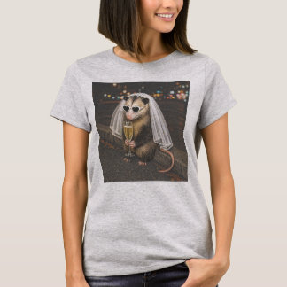 Rolig Förvildad Pungråtta Brud Systerfest Epok T Shirt