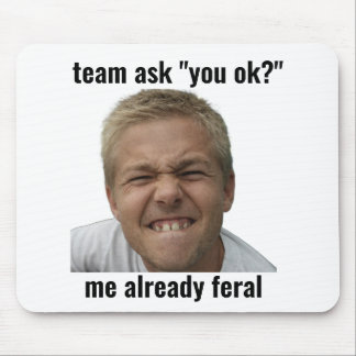 Rolig Förvildad Spelare Meme Musmatta