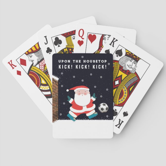 Rolig fotboll casinokort (Baksidan)