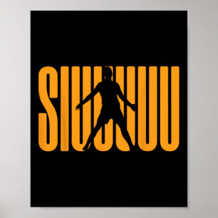 Rolig fotboll Footll pojkar män kvinnor fotbollssp Poster