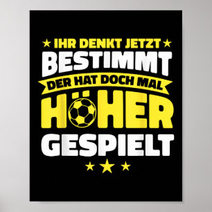 Rolig Fotboll Poster