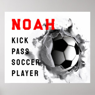 Rolig Fotboll Poster