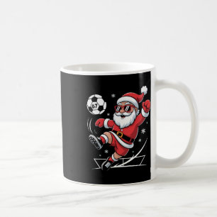 Rolig fotbolls tomte 67 meme jul Xmas pyjamas Kaffemugg