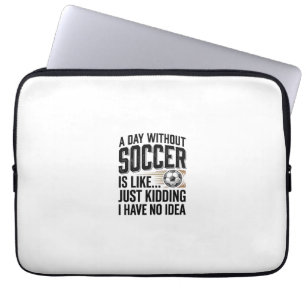 Rolig fotbollsdag Citat Vintage T-Shirt Design_1 Laptop Fodral