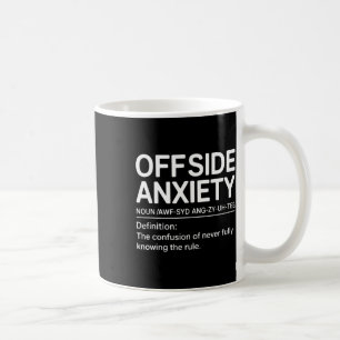 Rolig fotbollsdefinition Fotbollsspelare Tränare O Kaffemugg
