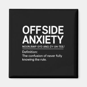 Rolig fotbollsdefinition Fotbollsspelare Tränare O Magnet