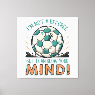 Rolig fotbollsdesign canvastryck