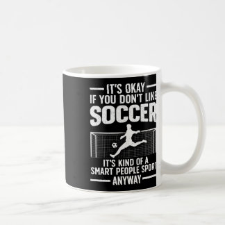 Rolig fotbollsdesign för män och kvinnor fotbollsä kaffemugg