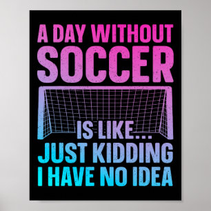 Rolig fotbollsdesign för män och kvinnor fotbollse poster