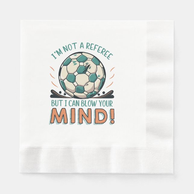 Rolig fotbollsdesign pappersservett (Framsidan)