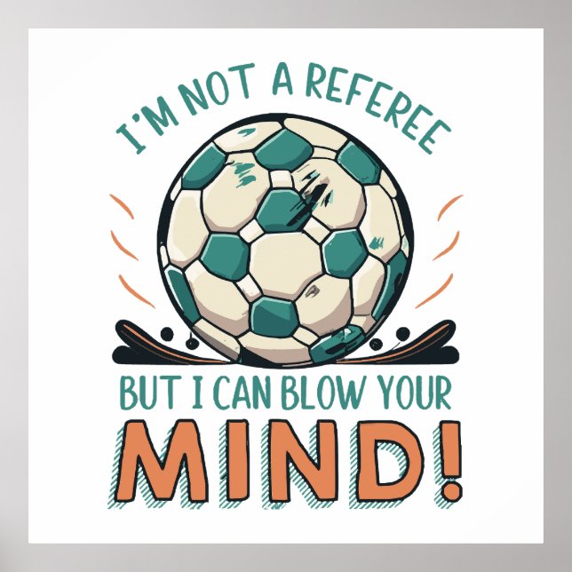 Rolig fotbollsdesign poster (Framsidan)