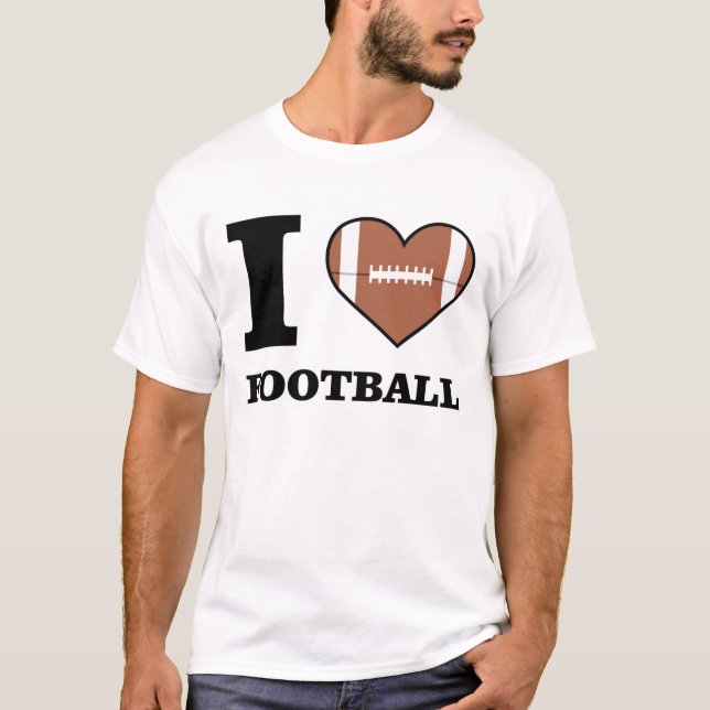 Rolig fotbollsdesign t shirt (Framsida)