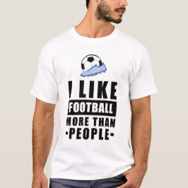Rolig fotbollsdesign t shirt