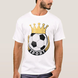 Rolig fotbollsdesign t shirt