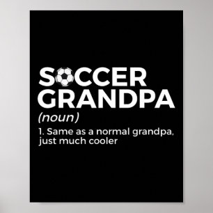 Rolig fotbollsfarfar definition poster