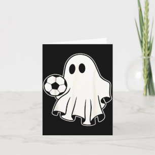 Rolig fotbollsghost som spelar fotbollsälskare Hal Kort