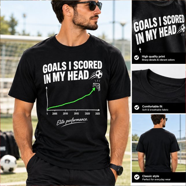 Rolig fotbollsgrafik t shirt (Skapare uppladdad)