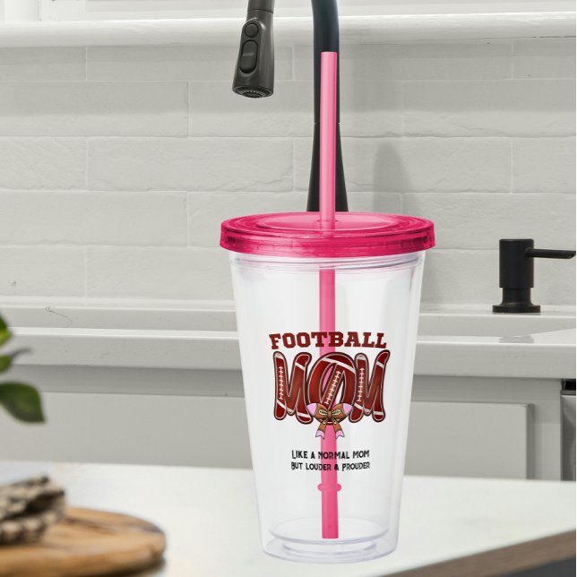 rolig fotbollsmamma dag mors dag spel take away mugg (Skapare uppladdad)