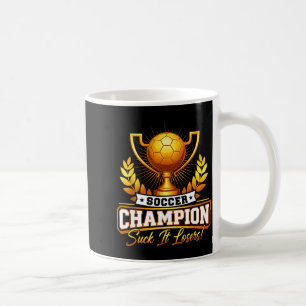 Rolig fotbollsmästerskapstrofe kaffemugg