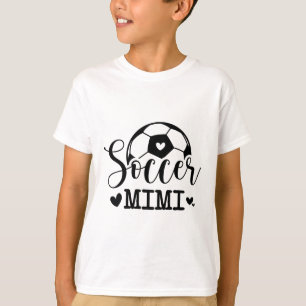 Rolig fotbollsmimi sport fotbollsspelare t shirt