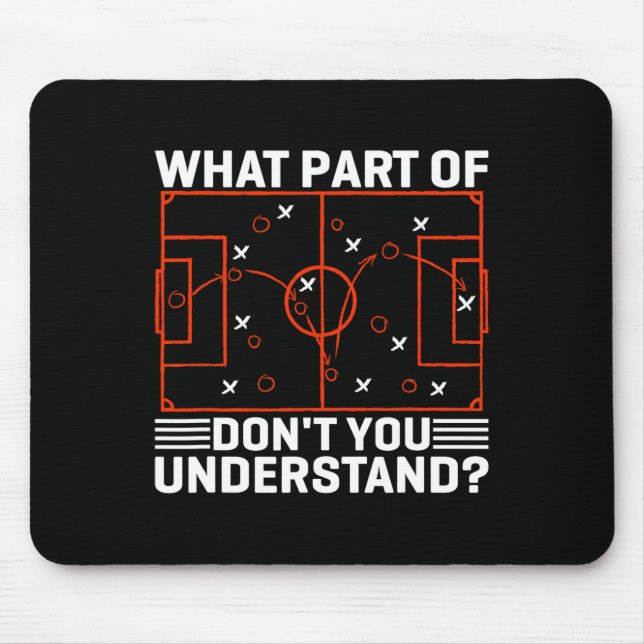 Rolig fotbollsstrategiplansmemedesign  musmatta (Framsidan)