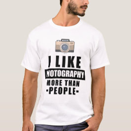 Rolig fotograferingsdesign t shirt