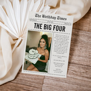 Rolig Fotografisk Tidning 40-årsfirande Inbjudningar