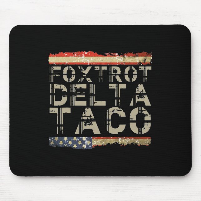 Rolig Foxtrot Delta Taco5  Musmatta (Framsidan)