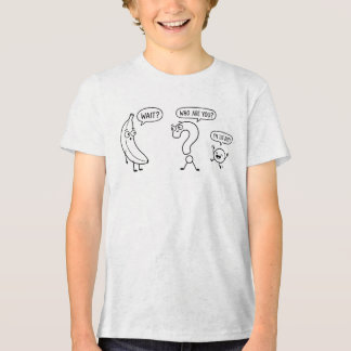 Rolig frågetecken och banan serie - Minimalistisk  T Shirt