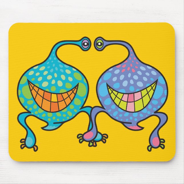 Rolig främmande gåva Mousepad för Musmatta (Framsidan)