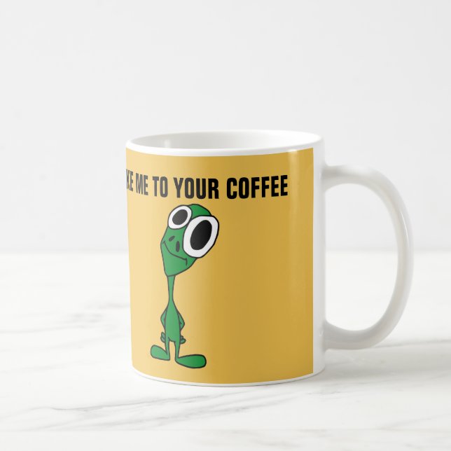 Rolig främmande kaffe koppar (Höger)